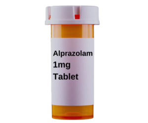 Alprazolam 1mg tablet bottle – Generic Rlam anxiety medication